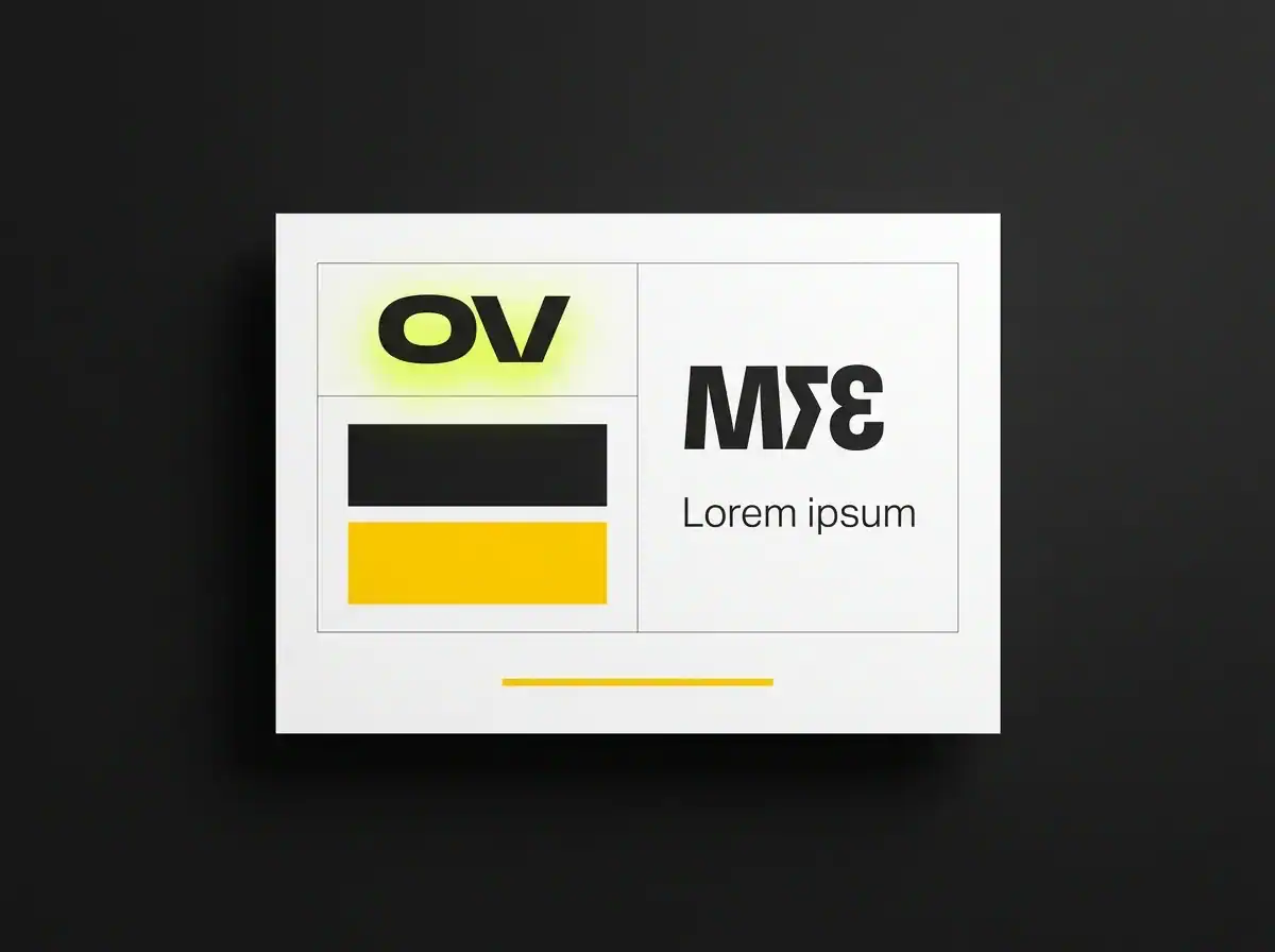 Minimal brand identity showing wordmark, colour swatches, and font pairing