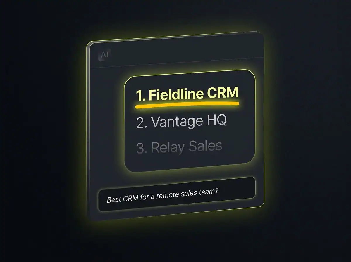 Creative Tweed digital interface showcasing CRM and sales options.